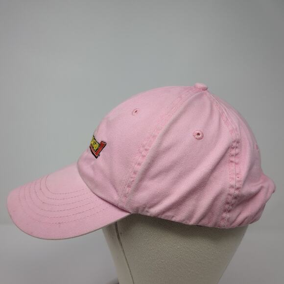 Daytona 1 Slideback Hat Pink One Size Adjustable Embroidered UltraClub - Picture 3 of 9